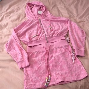 NWT - Barbie hoodie and skirt set - Forever 21